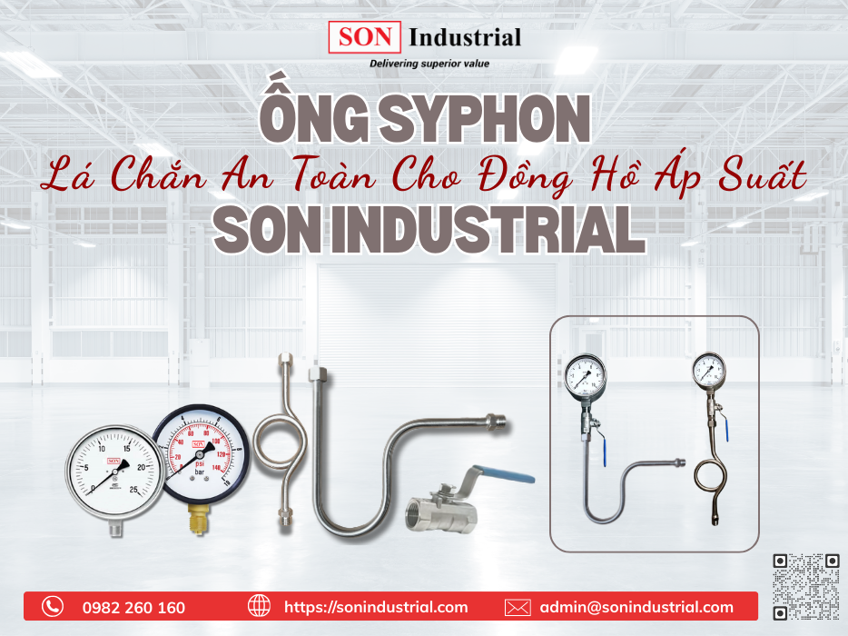 Ống Syphon Chữ U & Chữ O – Giải Pháp Bảo Vệ Đồng Hồ Áp Suất Hiệu Quả