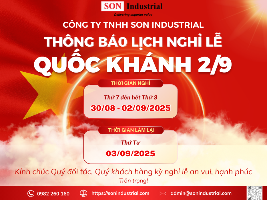 Thông Báo Lịch Nghỉ Lễ Quốc Khánh 2/9/2025