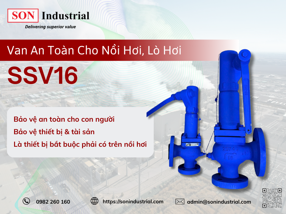 Van An Toàn SSV16 SON Industrial – Giải Pháp Bảo Vệ Hệ Thống Công Nghiệp Toàn Diện