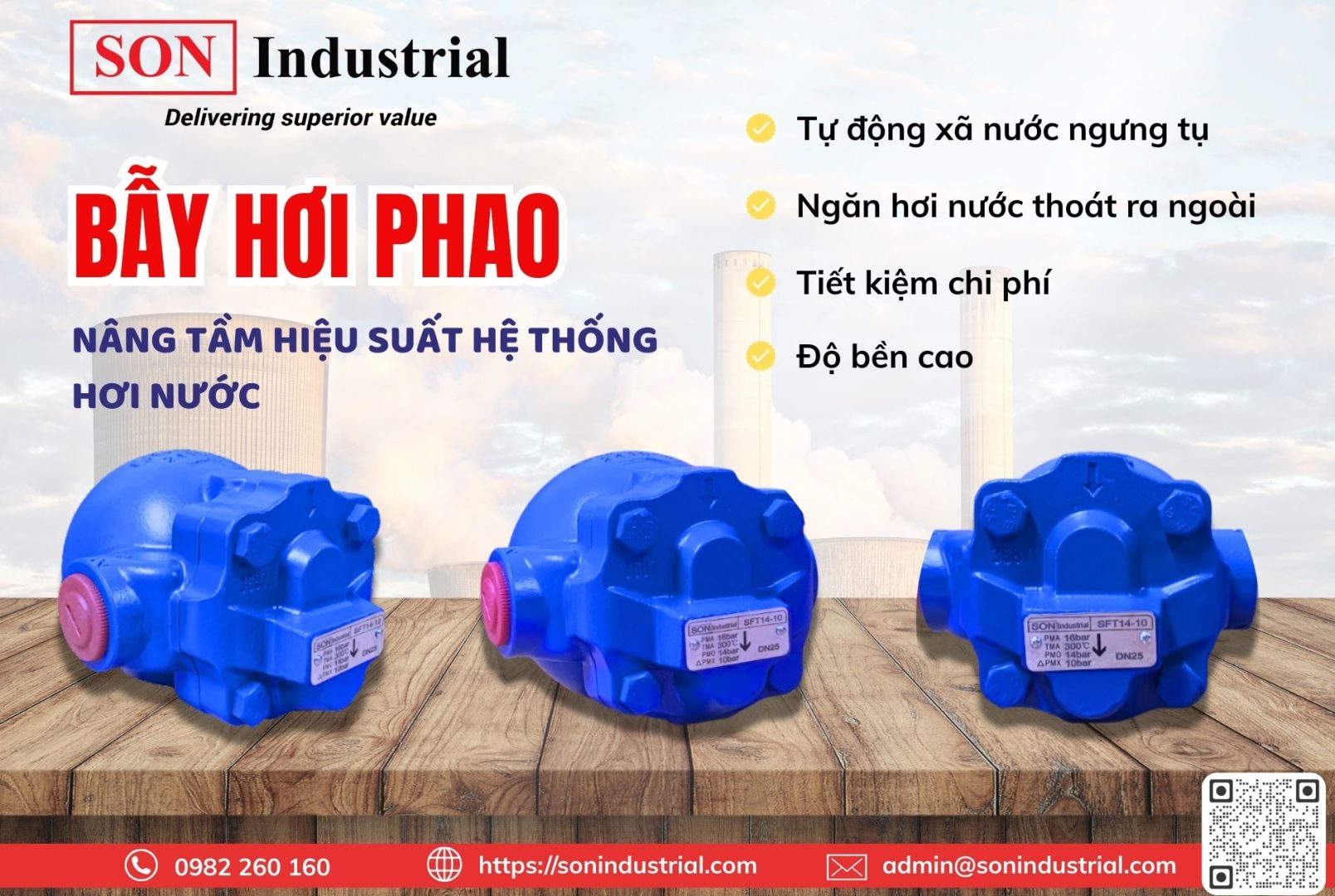 bẫy hơi phao