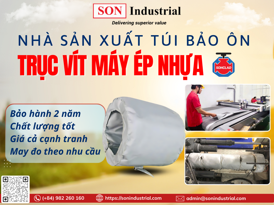 Son Industrial - Nhà sản xuất túi bảo ôn trục vít máy ép nhựa