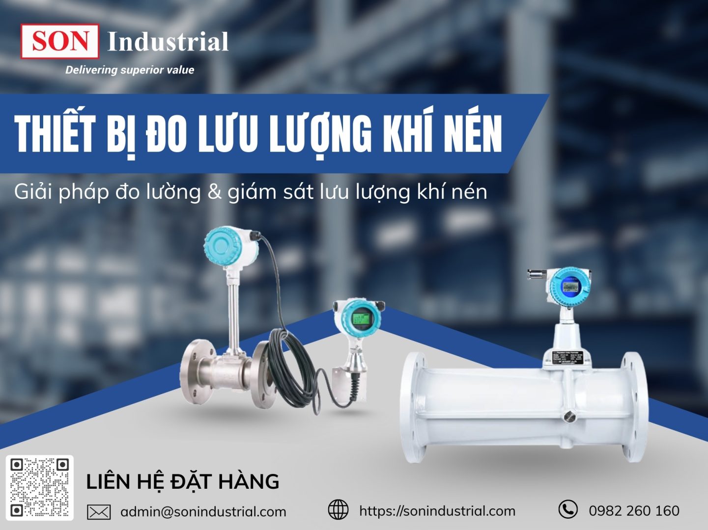 Đồng hồ đo lưu lượng khí nén