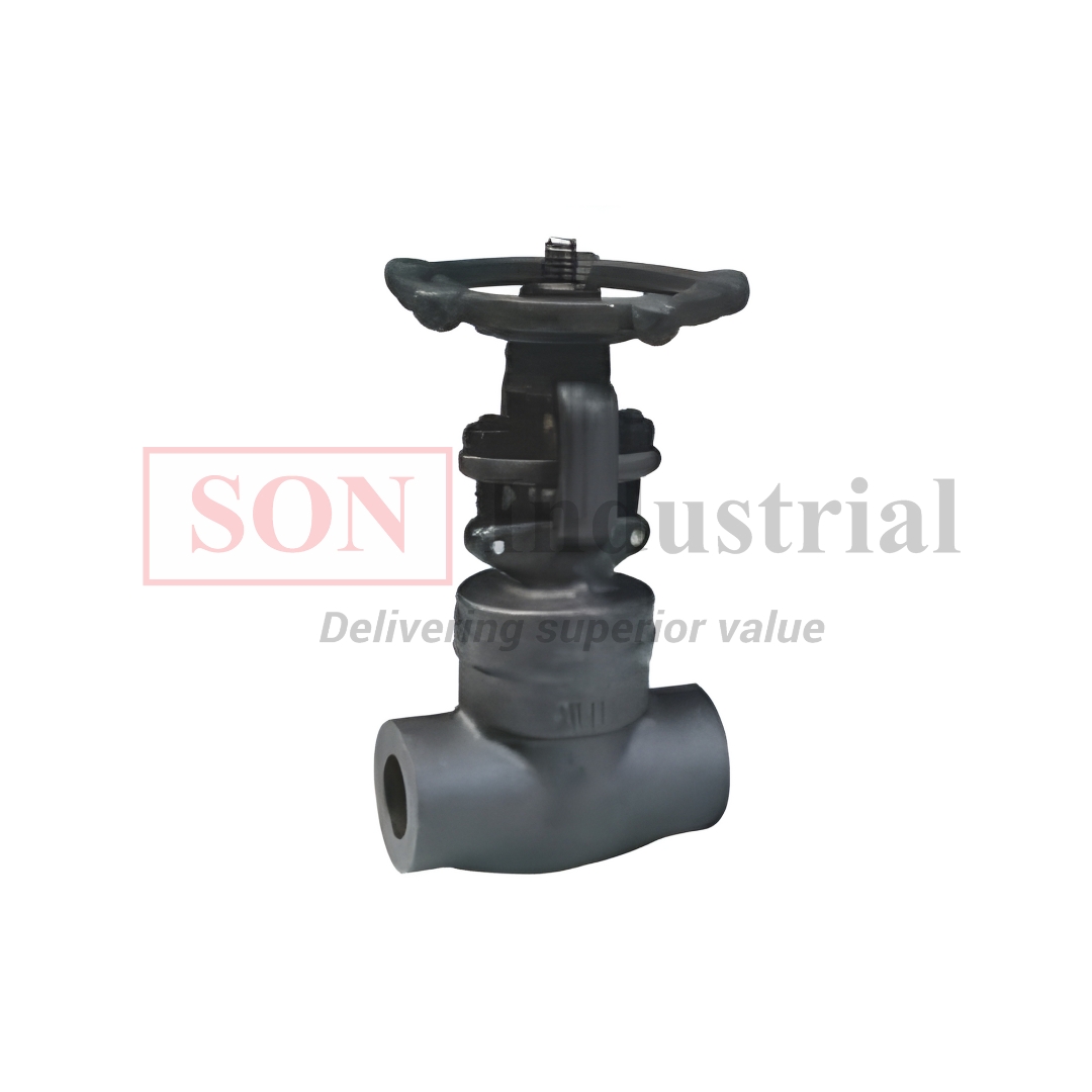 van cầu thép đen son