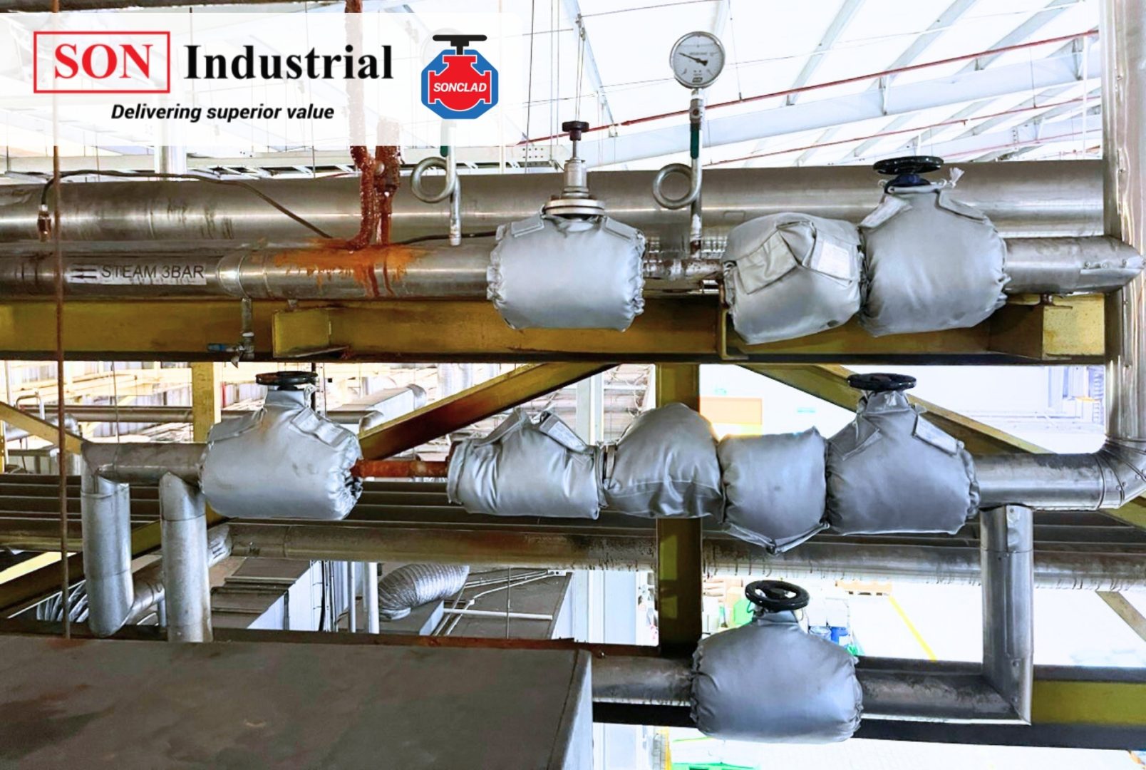 lắp túi bảo ôn nhà máy dược phẩm