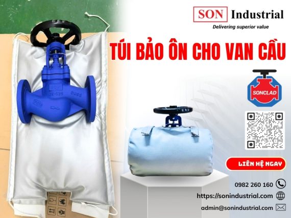 túi bảo ôn cho van cầu