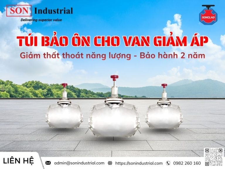 túi bảo ôn cho van giảm áp