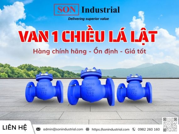 van 1 chiều lá lật