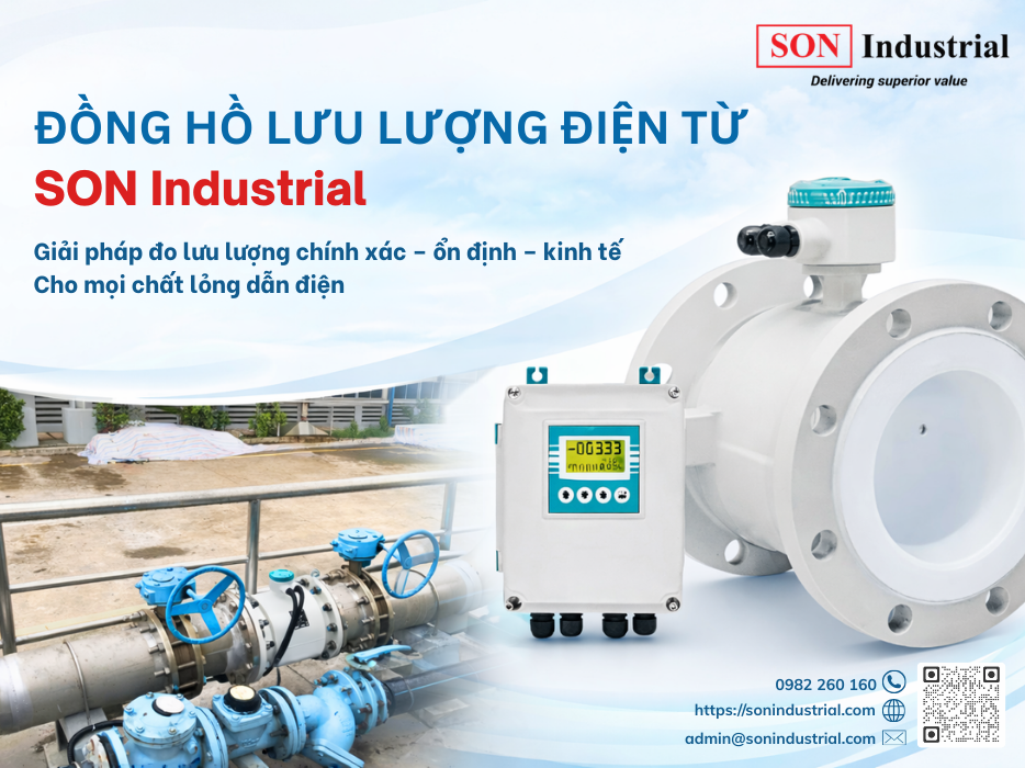 đồng hồ đo lưu lượng điện từ