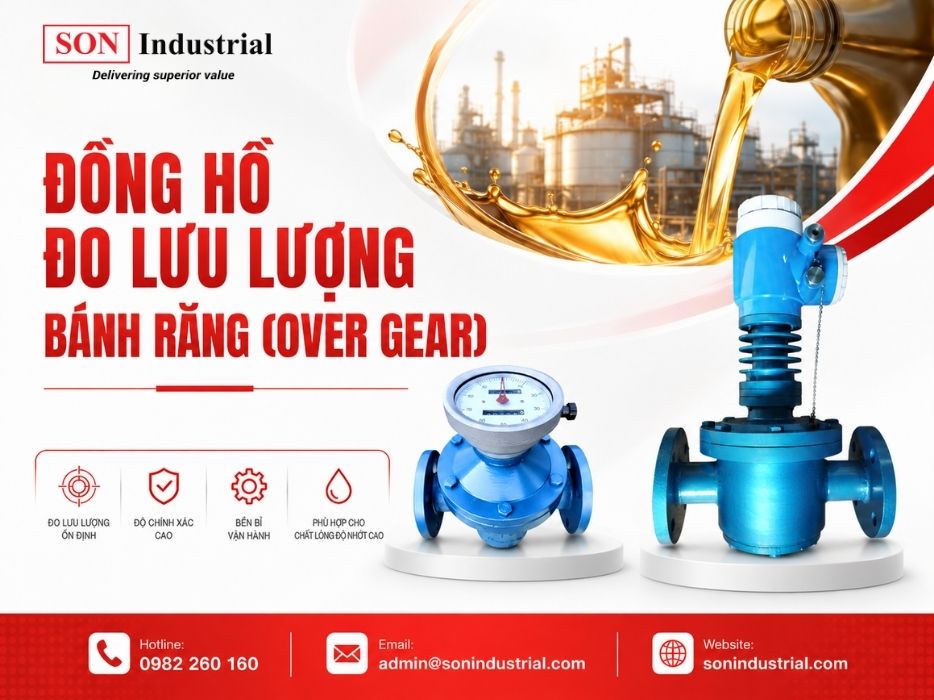 đồng hồ đo lưu lượng bánh răng