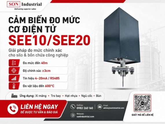 cảm biến đo mức dạng cơ điện tử