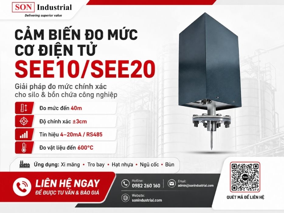 cảm biến đo mức dạng cơ điện tử