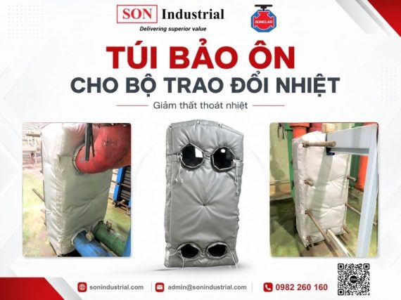 túi bảo ôn bộ trao đổi nhiệt