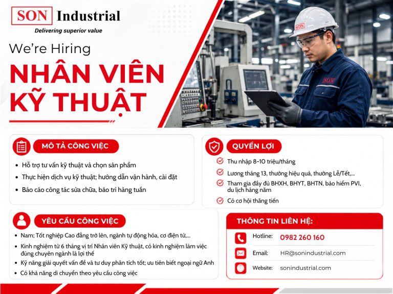 tuyển dụng nhân viên kỹ thuật