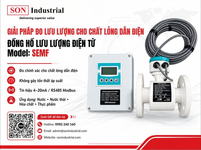 ĐỒNG HỒ LƯU LƯỢNG ĐIỆN TỪ SEMF
